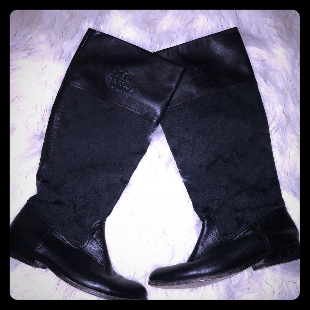 Coach boots black REDUCED Price